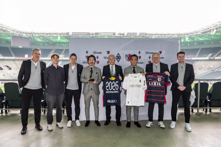 足球直播178体育直播-官方：门兴与鹿岛鹿角达成战略联盟，合作范围涵盖青训等项目